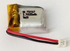 BP-751517 : 1S 3.7v LiPO battery for Estes, Hubsan, Walkera etc.