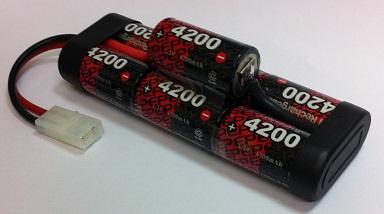 7EP4200SCH : 8.4 volt 4200mAh NiMH Rechargeable Battery Pack