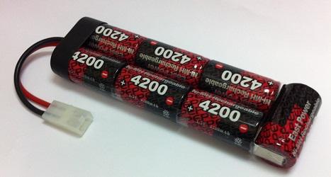 7EP4200SC : 8.4 volt 4200mAh NiMH Rechargeable Battery Pack