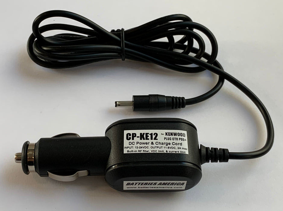 CP-KE12 : DC Power & Charge cord for KENWOOD