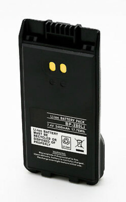 BP-280 : 7.2v 2400mAh battery for ICOM IC-A16, IC-T10, IC-F1000, IC-F2000, IC-V88