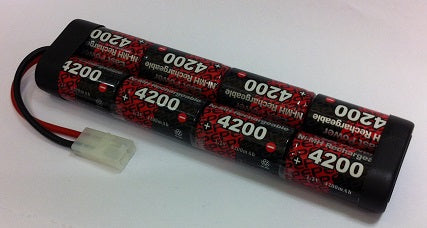 8EP4200SC : 9.6 volt 4200mAh NiMH Rechargeable Battery Pack