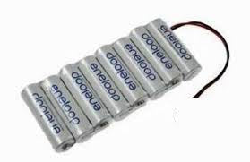 9.6TX-FLAT-AA-eneloop : 9.6 volt NiMH Flat Battery Packs for RC Transmitters