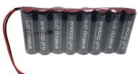 9.6TX-FLAT-AA-eneloop : 9.6 volt NiMH Flat Battery Packs for RC Transmitters