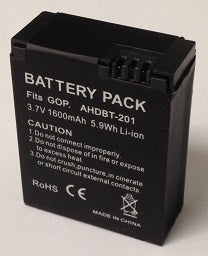 BLI-442 : 3.7v Li-ION battery for GoPro HD HERO 3  AHDBT-302 AHDBT-201