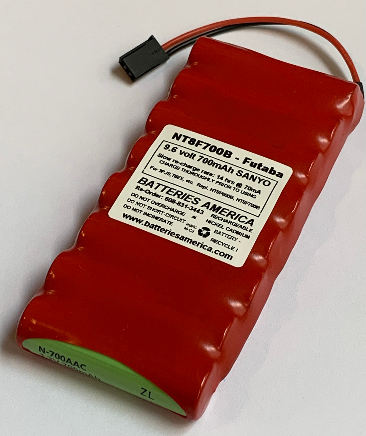 Jamara Battery Box - 4 AA Battery Holder With Futaba Plug System