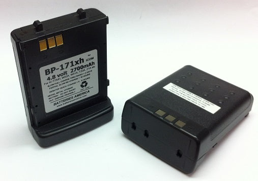 BP-171xh : 4.8v NiMH battery for ICOM, replaces BP-171