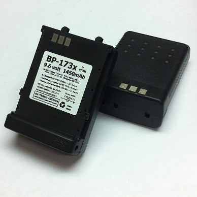 BP-173x: 9.6v 1450mAh NiMH battery for ICOM radios (replaces BP-173)