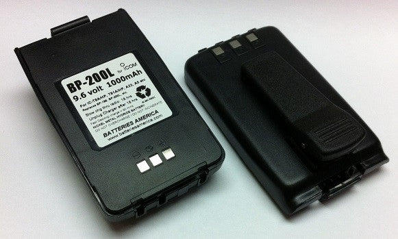 BP-200L : 9.6 volt 1000mAh rechargeable LONG LIFE Ni-MH Battery Pack