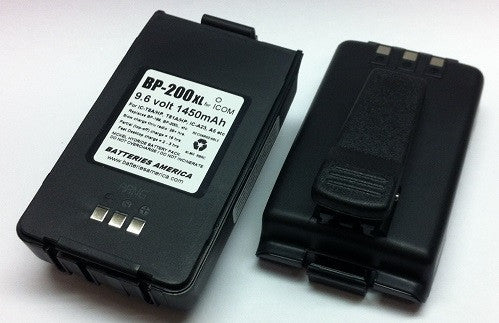 BP-200XL : (a.k.a. BP-200xh) 9.6 volt 1450mAh LONG LIFE rechargeable Ni-MH Battery Pack