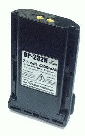 BP-232N : 7.4volt 2200mAh Li-ION battery for ICOM radios