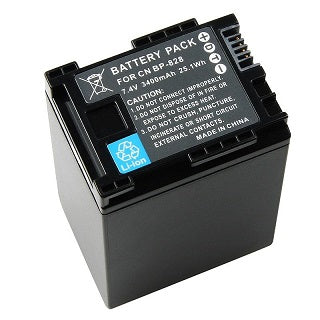 BP-828: 7.4v 3400mAh Li-ION battery for Canon cameras — Batteries