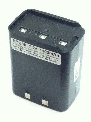 BP-83h: 7.2 volt 1100mAh Ni-Cd battery for ICOM