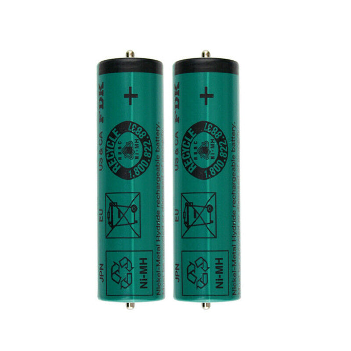 2 x 1HR-AAC: Braun NiMH battery set with snap in pins.