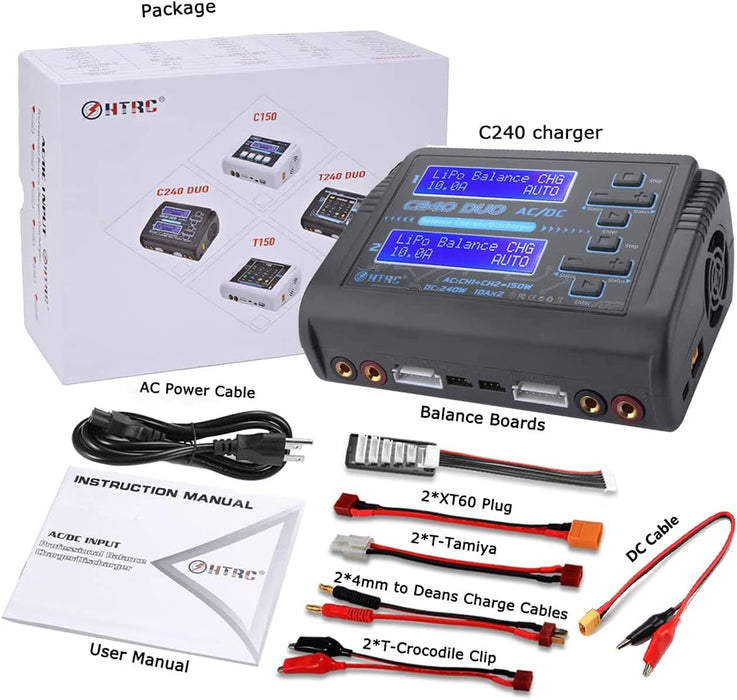 C240 : Dual Channel Smart Charger for R/C batteries
