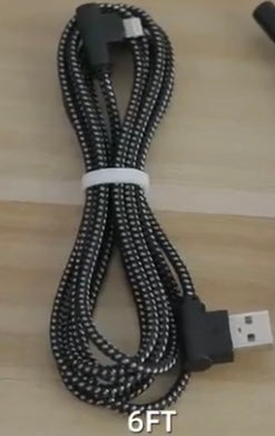 RA-USB-IP: Right-angle USB to Lightning cable 3ft