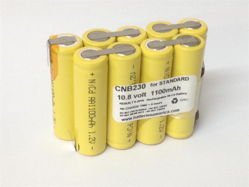 CNB230i 10.8v 1100mAh battery insert for Standard CNB230 — Batteries America