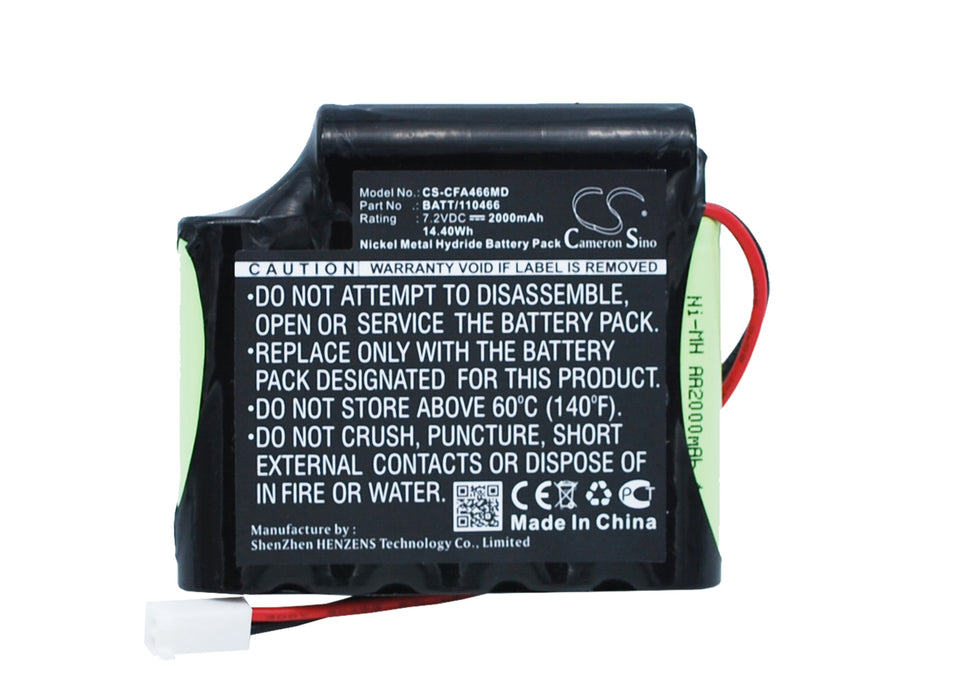 Picture of the BP-CFA466MD;  Battery for Stimulator  Musculaire Myo and other models
