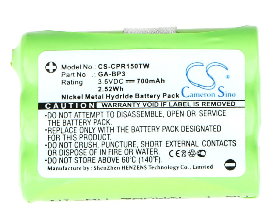 FRS-001-NC : 3.6v 700mAh NiMH battery for COBRA,