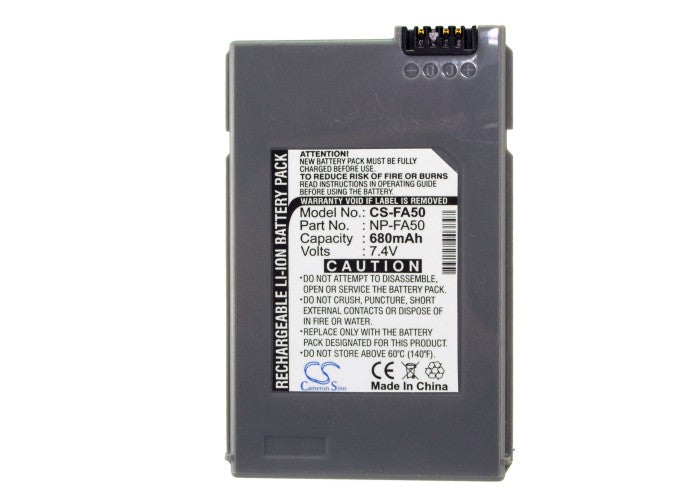 Picture of the BP-FA50; Replaces Sony  NP-FA50