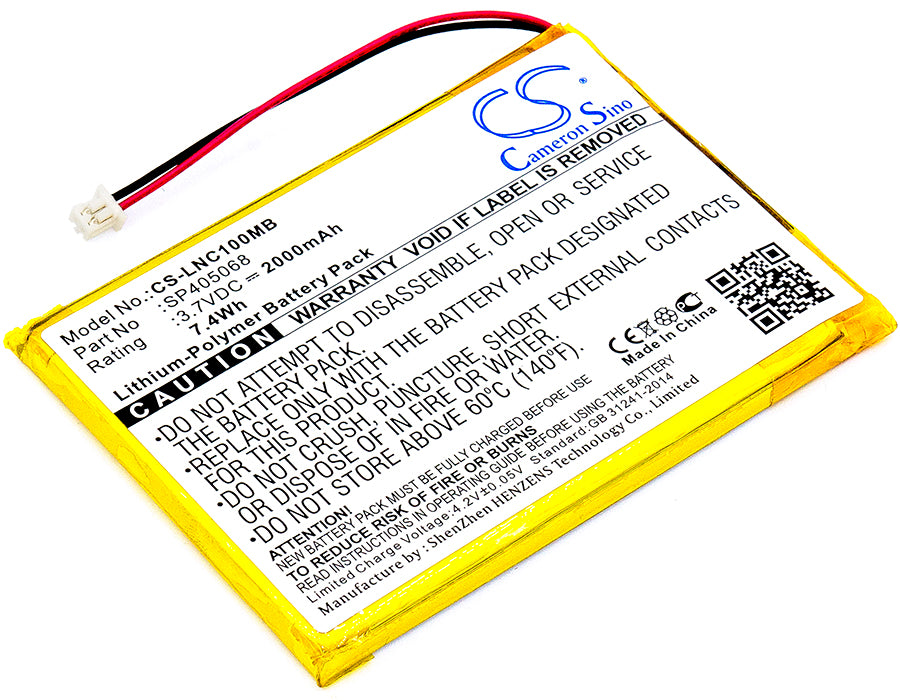BP-LNC100MB: Baby Monitor Battery, 3.7v Li-PO - Replaces Luvion Supreme Connect, Prestige Touch SP405068