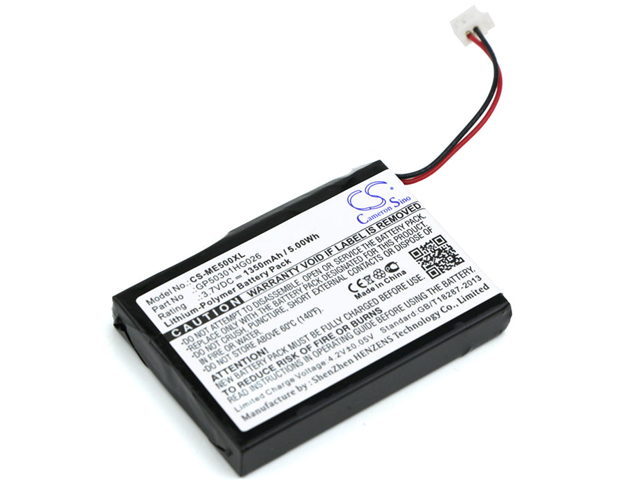 Picture of the BP-ME500XL;  Battery for Radio Shack  55026650