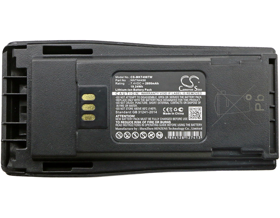 Picture of the BP-MKT498TW; Replaces Motorola  PMNN4253AR and others