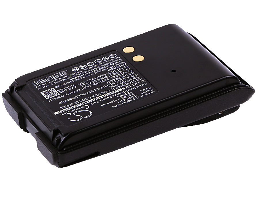 Picture of the BP-MPR410TW; Replaces Motorola  PMNN4071AR and others