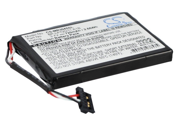 Vhbw Li-Ion Batterie 1100mAh Pour Système De Navigation GPS Comme Typhoon BT5537