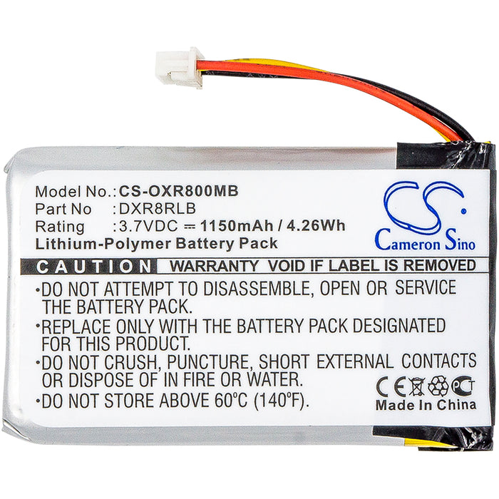 BP-OXR800MB: Baby Monitor Battery, 3.7v Li-PO - Replaces Infant Optics DXR-8, Luvion Grand Elite 2