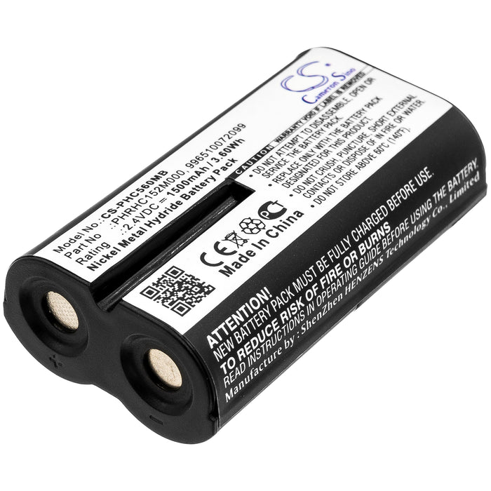 BP-PHC560MB: Baby Monitor Battery 2.4v 1500mAh - Replaces Phillips PHRHC152M000, 996510072099
