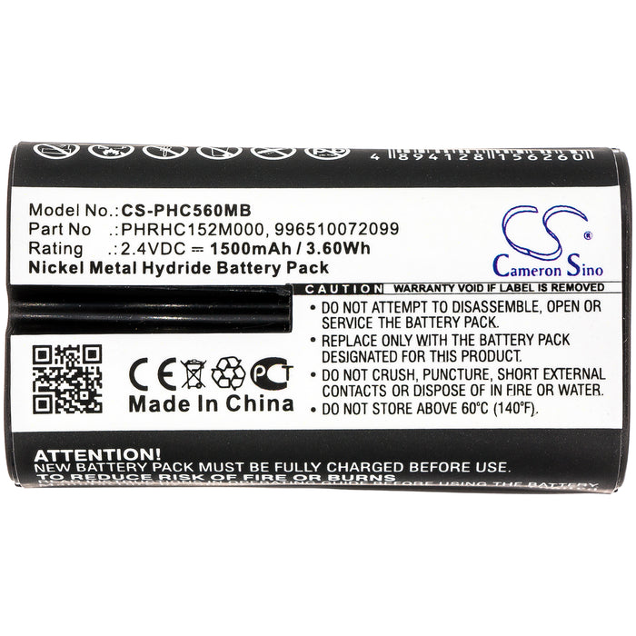 BP-PHC560MB: Baby Monitor Battery 2.4v 1500mAh - Replaces Phillips PHRHC152M000, 996510072099