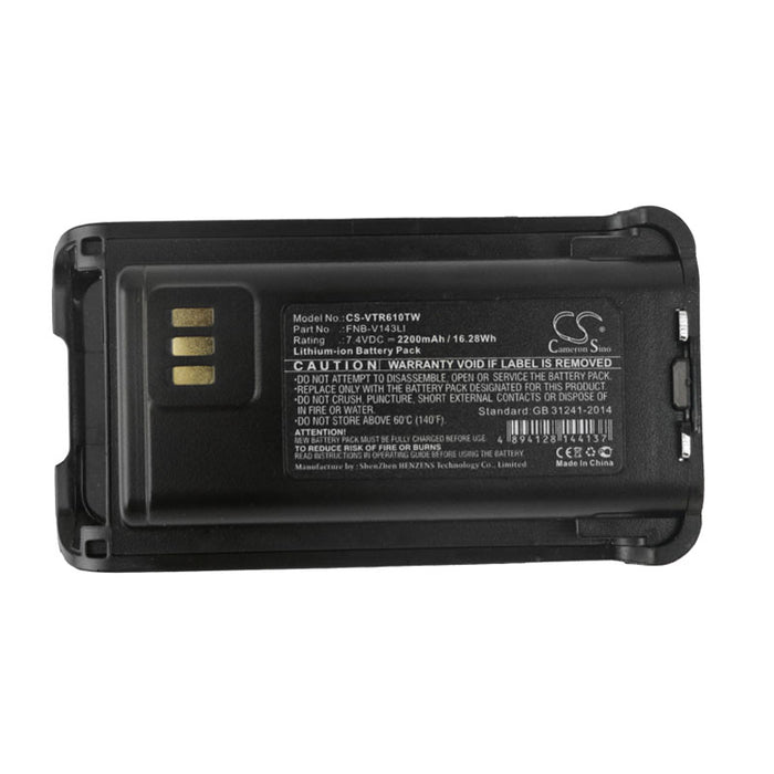 Picture of the BP-VTR610TW;  Battery for BearCom  BC250D