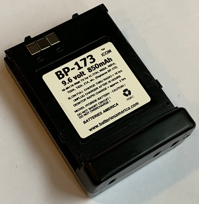BP-173 : 9.6v NiMH battery for ICOM radios