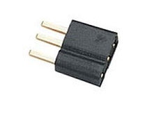 Deans 3-pin battery connector (black)