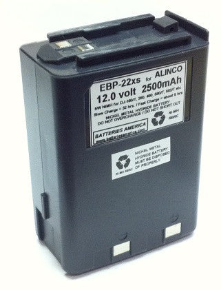 EBP-22xs : 12v 2500mAh NiMH battery for ALINCO