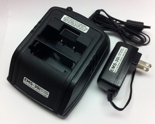 EMS-30i : Rapid Charger for ICOM-style BP-200L, BP-200xl, BP-199 etc.