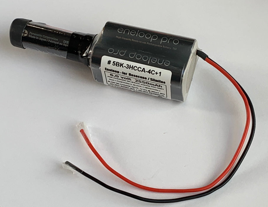 5BK-3HCCA-4C+1 : 6 volt eneloop pro 2550mAh battery for R/C - Custom Shape