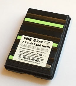 FNB-83xe : 7.2v 2100mAh Pre-Charged battery for Yaesu & Vertex