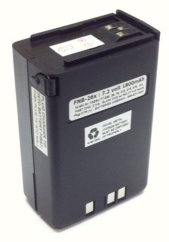 FNB-26x : 7.2v 1800mAh battery for Yaesu radios