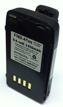 FNB-41xs : 9.6v 1450mAh NiMH battery for Yaesu & Vertex radios