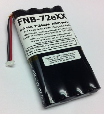 FNB-72exx: 9.6v eneloop Pro 2550mAh NiMH battery