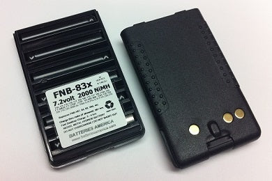 FNB-83x: 7.2v 2000mAh NiMH battery for Yaesu, Vertex, Standard Horizon