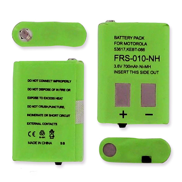FRS-010-NH : 3.6v NiMH battery, replaces KEBT-086, 53617