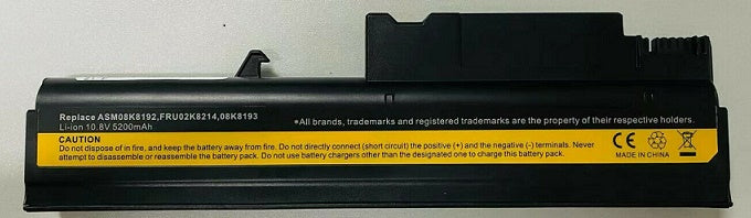 ASM08K8192 : 10.8v 4400mAh battery Li-ION battery for IBM Thinkpads