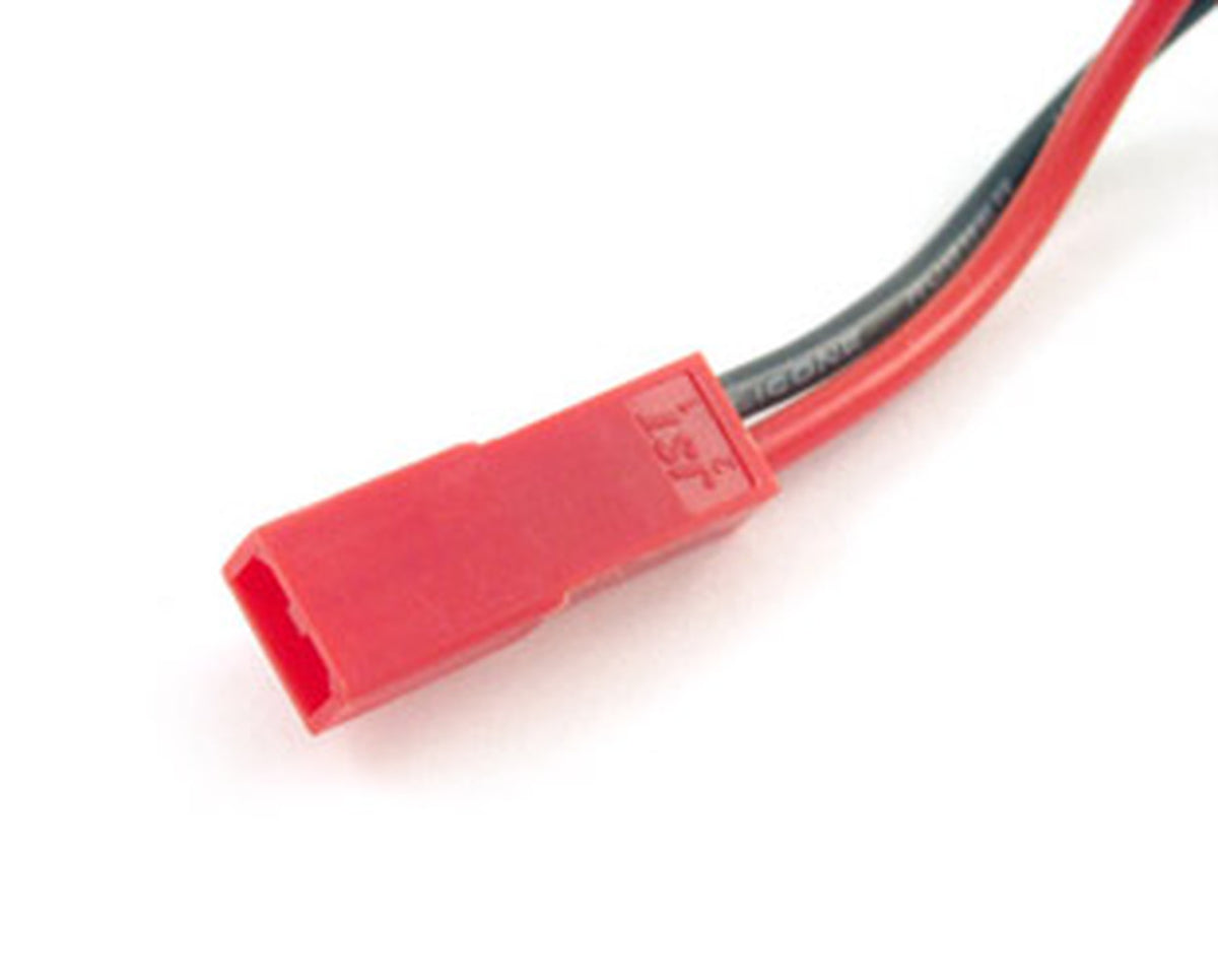 JST Red 2-pin female connector w/ 6