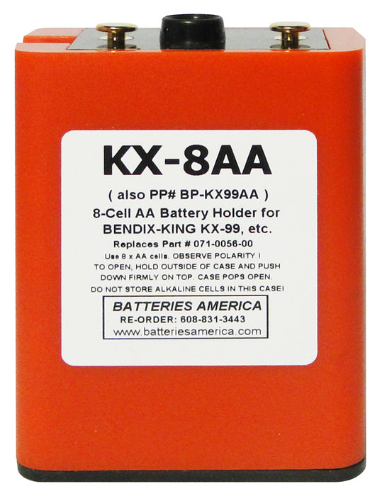 KX-8AA : AA Battery Case for Bendix King Radios