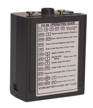 BP-KX99xh : Long-life battery for Bendix King KX-99 LAA105 LAA0125 LAA0139