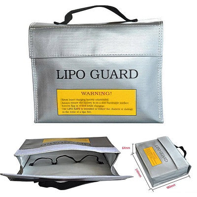 LiPObag : For Safe Charging of Li-PO, Li-ION, & Li-FE battery packs