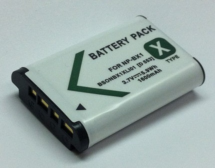 NP-BX1: 3.6 volt 1600mAh battery for SONY digital